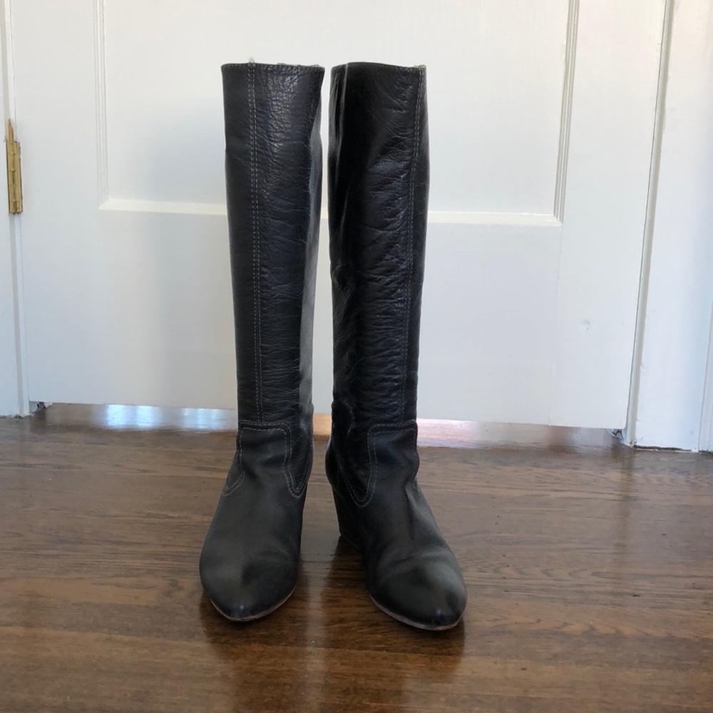 Frye ‘missy tall’ leather boot - Black 10